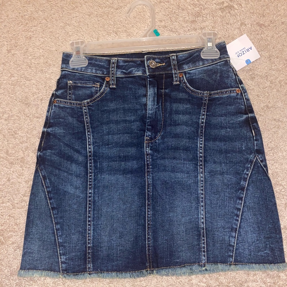 Arizona Jean Company Blue Denim Skirt Size : 1